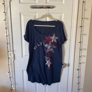 Tommy Hilfiger round neck shirt/dress with cuffed cut sleeves